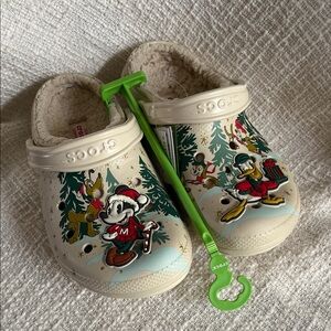 CROCS Disney Parks Christmas with Mickey and Donald